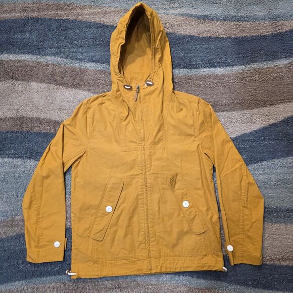 Vintage Gap Jacket Mens Small Yellow 1990s Zip Up - Picture 4 of 9